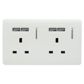 ART-SKT213USB Wiring Accessories Trendi Decorative Screwless ART-SKT213USB Wiring Accessories Trendi Decorative Screwless